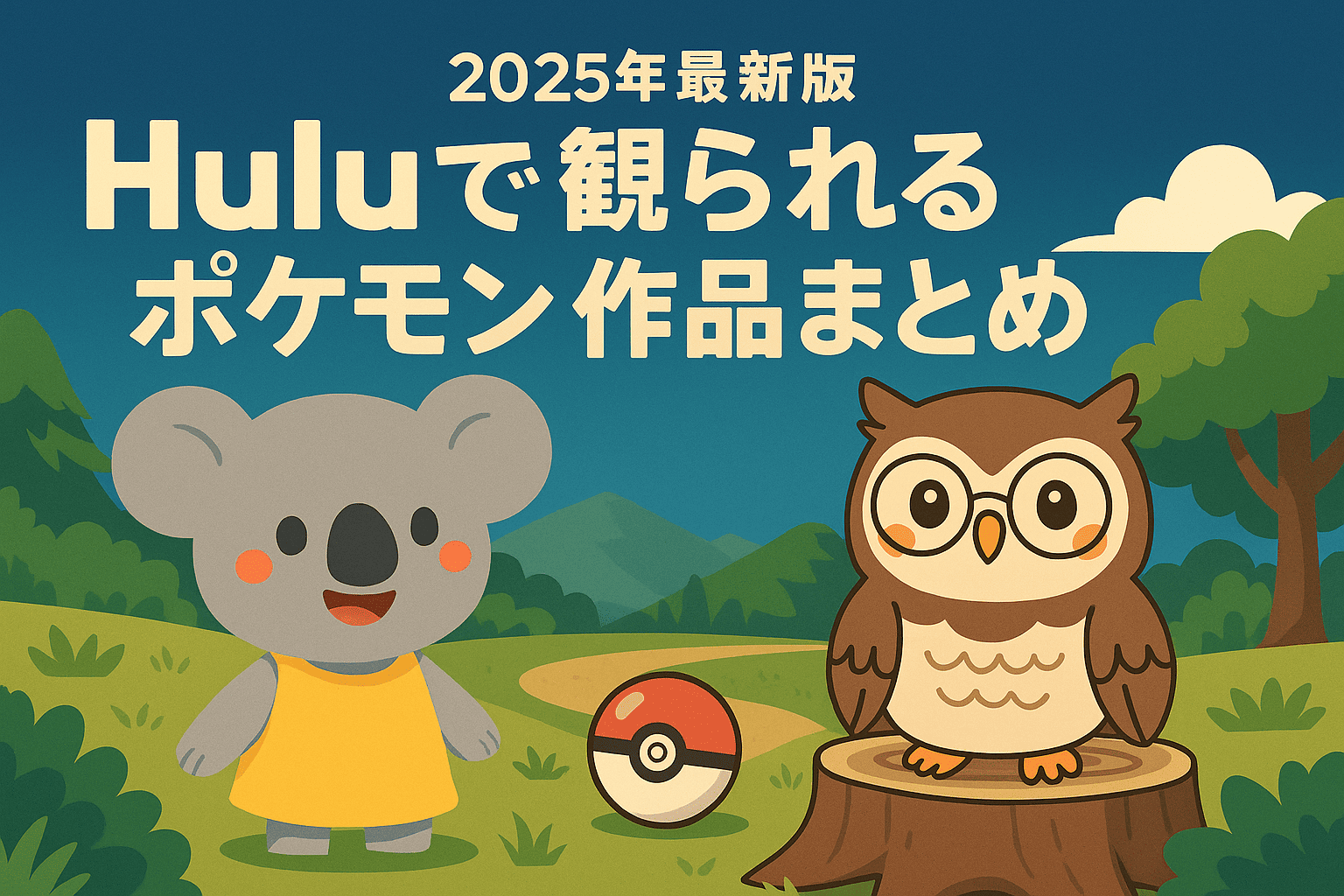 【2025年最新版】Huluで観られるポケモン作品まとめ｜配信エピソード・映画情報