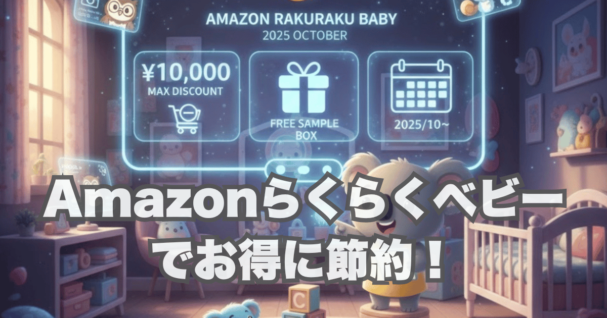 Amazonらくらくベビーでお得に節約！