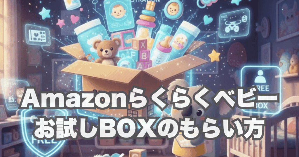 【2025年最新版】Amazonらくらくベビーお試しBOXを実質無料でもらう方法と豪華中身