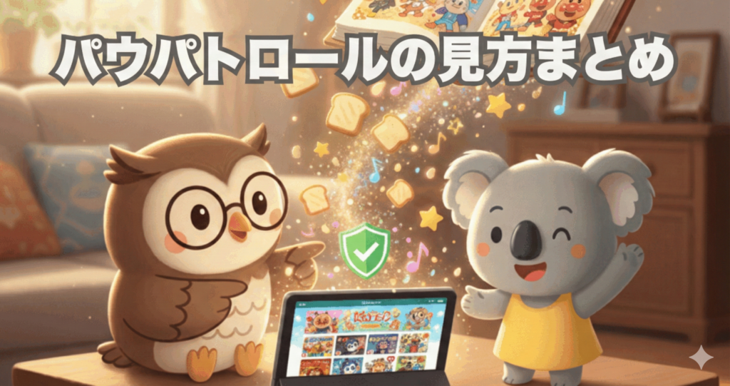 パウパトロールが見れる動画配信サービスの比較